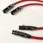 DAXX R389 Балансный 2XLR-2XLR кабель (папа-мама) из посеребренной бескислородной меди. High Grade D=9mm (пара)