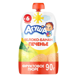 Агуша 90г пюре м/у