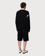 MM6 MAISON MARGIELA СВИТШОТ-ТРАНСФОРМЕР МУЖСКОЙ С ЛОГОТИПОМ БРЕНДА