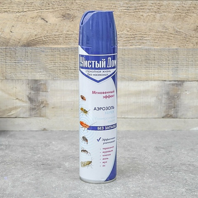 Дихлофос 600мл без трубочки, Чистый Дом