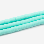 Бусины хеши, каучук, оттенок "Лазурь"