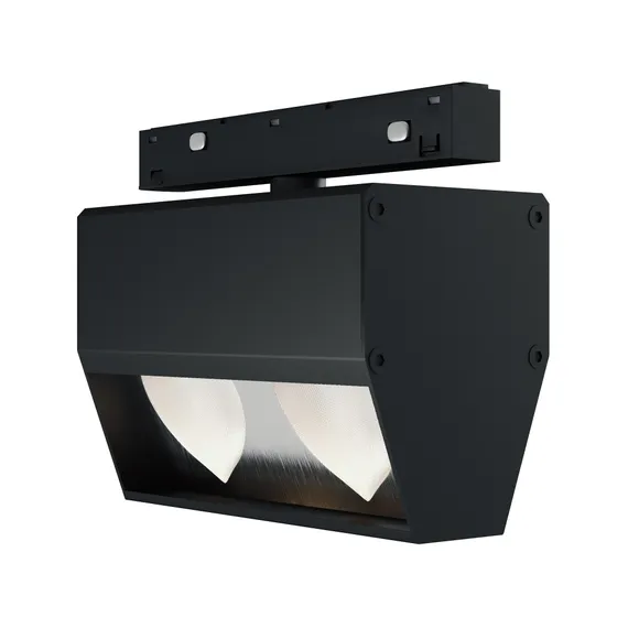 ST1804.446.15 Трековый светильник черный LED 1*15W 4000K 1400Lm Ra>90 IP20 L125xH85хW60 48V СКАЙЛАЙН 48 ПЛЮС