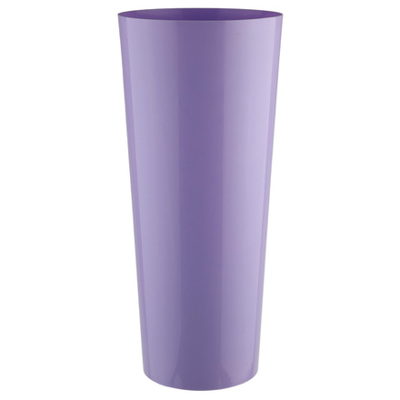 Вазон (пластик) "Инфинити" D20xH46см 14л (Сиреневый)
