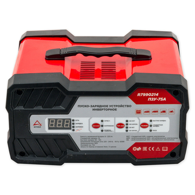 Зарядно-пусковое устройство ПЗУ-75А (12В/24В, 2-16А, акб 8-225Ач, пуск 75А) ARNEZI R7990214