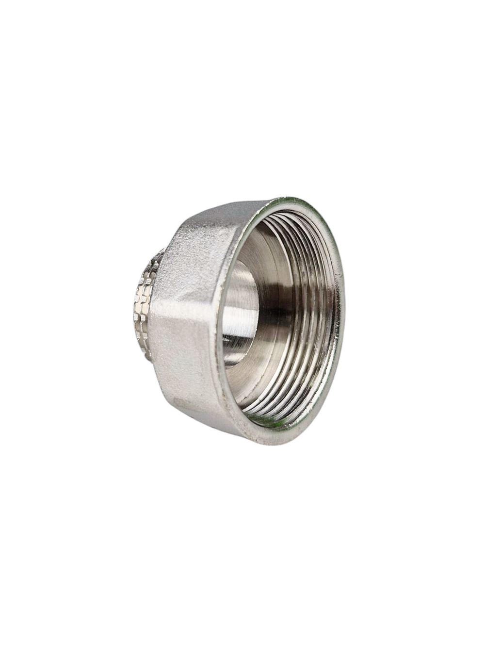 Переходник, латунь, внутренняя/наружная резьба 1 1/2"х1", никель, RTP