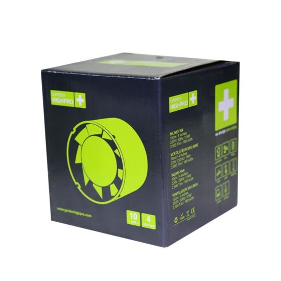 Встраиваемый вентилятор INLINE 107 м3 в час, d 100