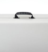 Стол-книжка пластиковый разборный бело-серый