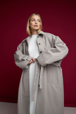 Тренч WARM GRAY