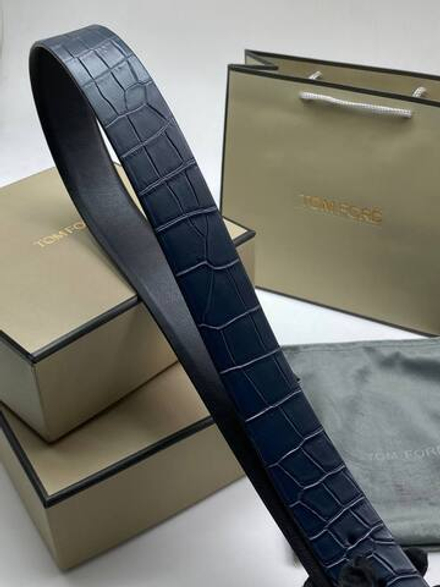 Ремень из кожи крокодила Tom Ford