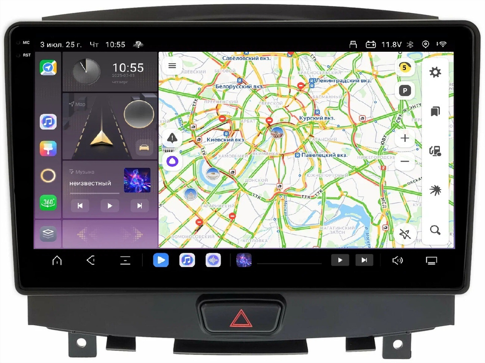 Магнитола для Infiniti EX25, EX37, QX50 2010-2017 - Carmedia KP-9250-FW QLed+2K, Android 13, TS20, CarPlay, 4G SIM-слот