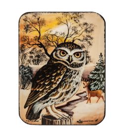 Народные промыслы ШК-55/176-C Шкатулка «Сова» исп. Земина