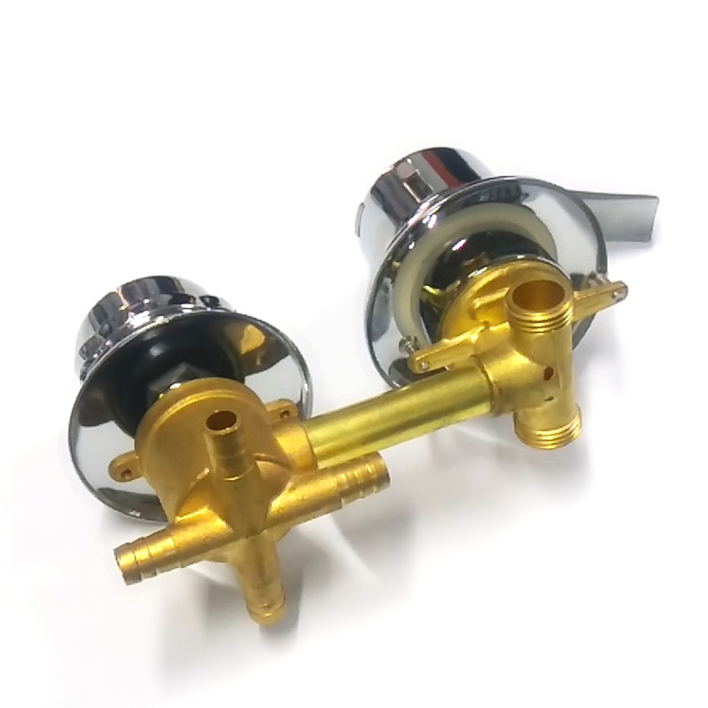 Смеситель для душевой кабины центра 100мм хомут,  4 режима