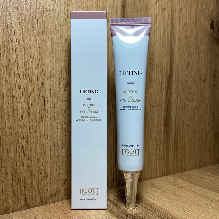 Крем для век Jigott Lifting Peptide Eye Cream с пептидами 50 мл