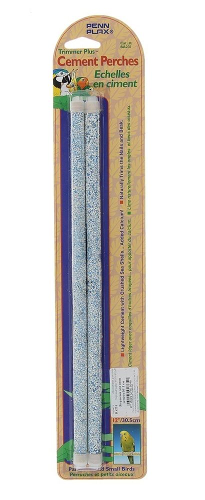 Жердочки для птиц 30х1см цемент 2шт/уп PennPlax Жердочки для птиц 30х1см цемент 2шт/уп PennPlax