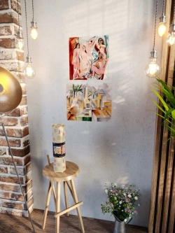 Картины-наклейки на стену для декора интерьерные №270