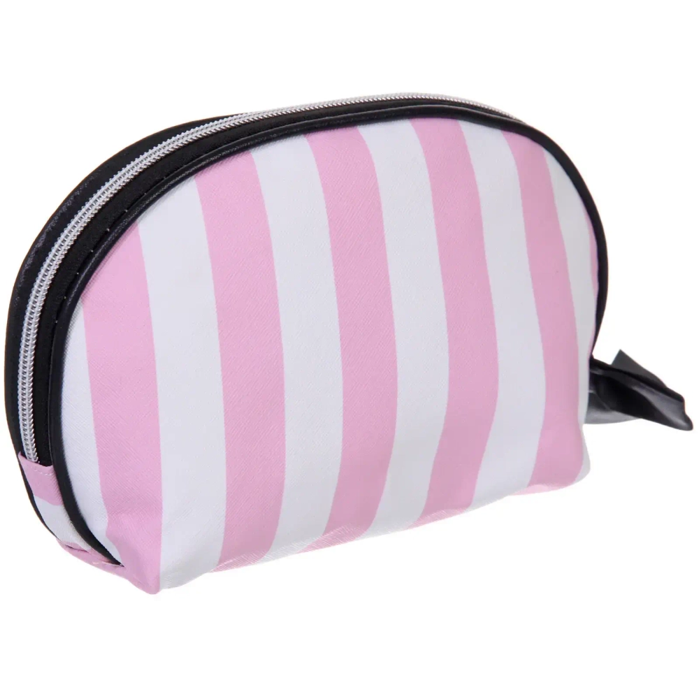 Косметичка «ФРАТЕЛЛИ», цвет розовый/белый, 24*15*7см (лейбл Ultramarin)