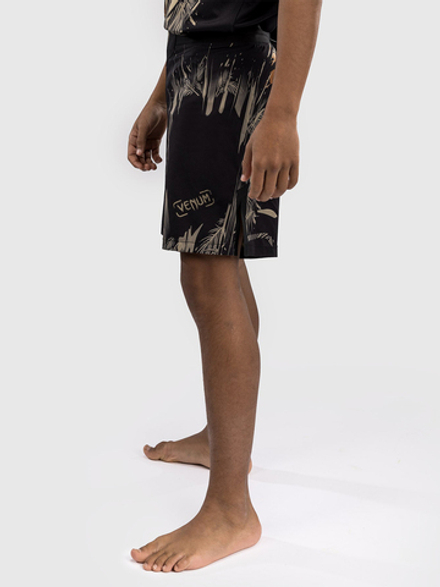 Шорты ММА детские Venum Tiger Black/Neo Orange