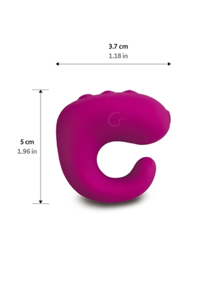 Gvibe Gring XL Вибратор на палец 2 в 1 фиолетовый