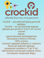К 9516/6-3 носки для девочки Crockid.