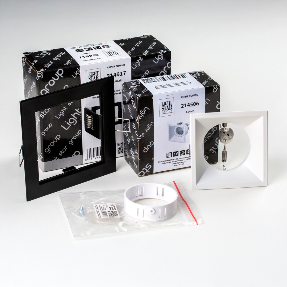 D51706WMOD Светильник DOMINO QUADRO под LED модуль/лампу МR16 (214517+214506+214006)