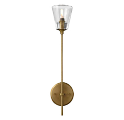 Настенный светильник Torche De Verre 1 light gold