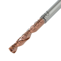 Сверло  4.7мм монолитное твердосплавное 3D с подводом СОЖ. SP-X801030470 VHM AHNO