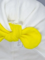 Чалма осенняя на завязках для девочки