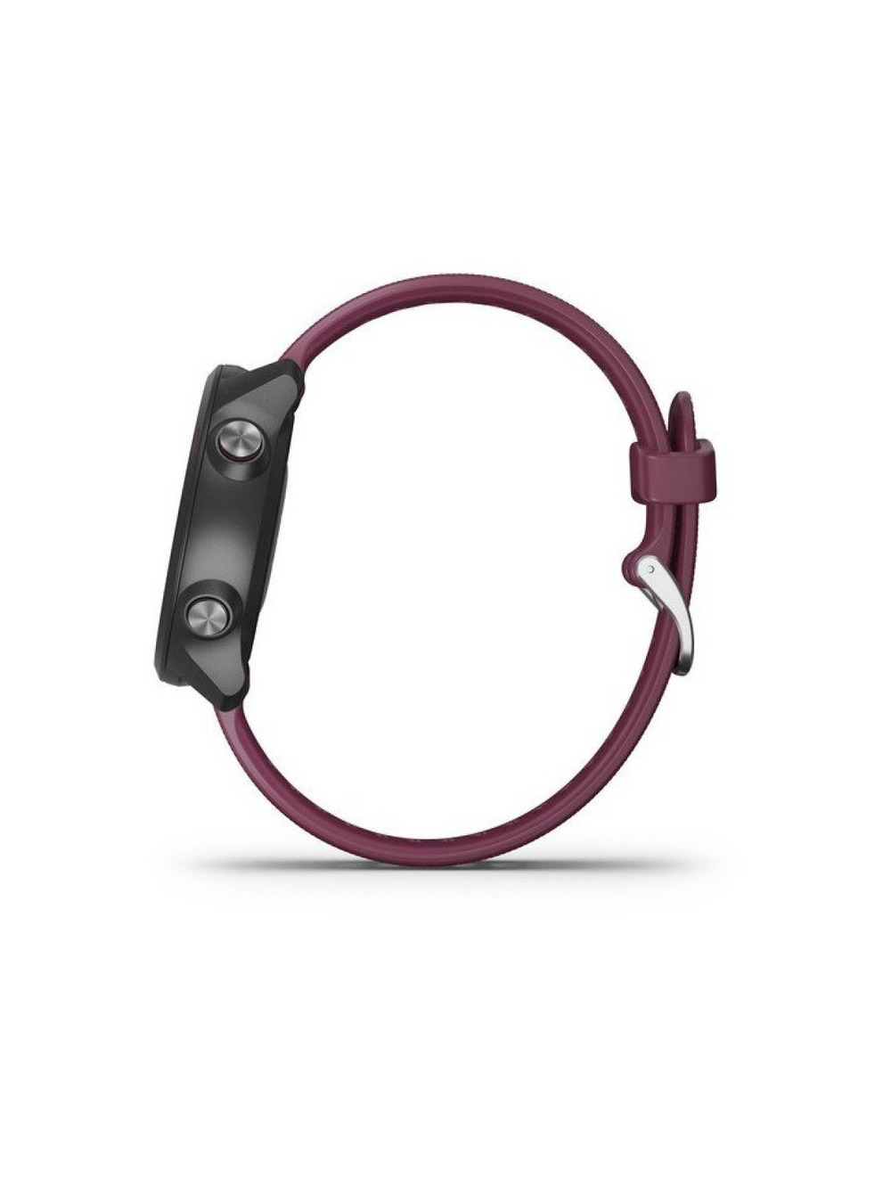 Garmin Forerunner 245 чёрный с вишневым ремешком беговые смарт-часы с GPS (010-02120-11)