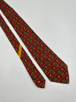 Галстук красный Salvatore Ferragamo