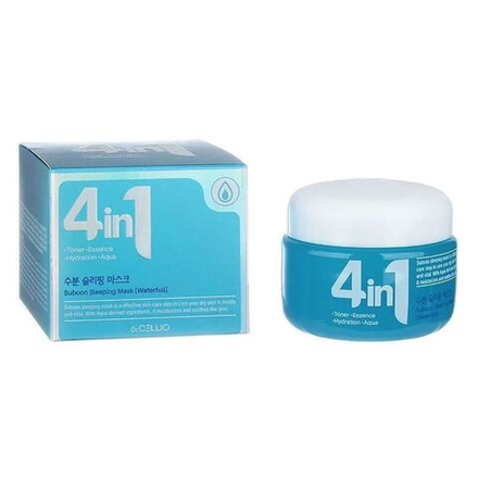 Маска для лица ночная увлажняющая Dr.CELLIO G50 4 IN 1 SUBOON SLEEPING MASK (Aqua) 70 мл