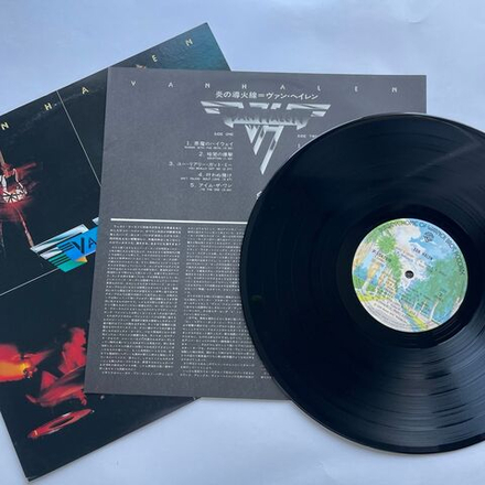 Винтажная виниловая пластинка LP Van Halen (Япония 1978) (Без Оби)