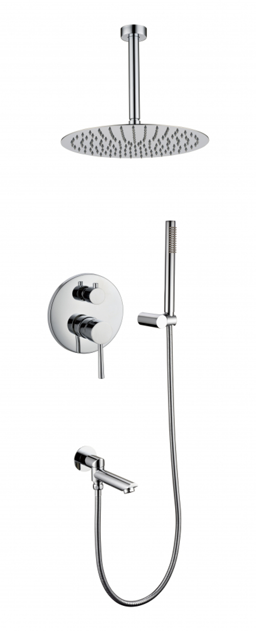 Душевая система скрытого монтажа Grocenberg GB5099CR-2 Хром