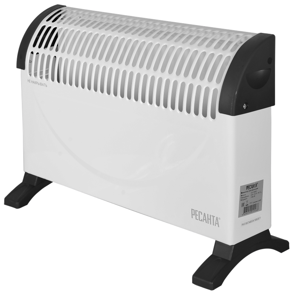 Конвектор электрический ОК-1000С (стич) Ресанта, напольный обогреватель для дома 1000 Вт