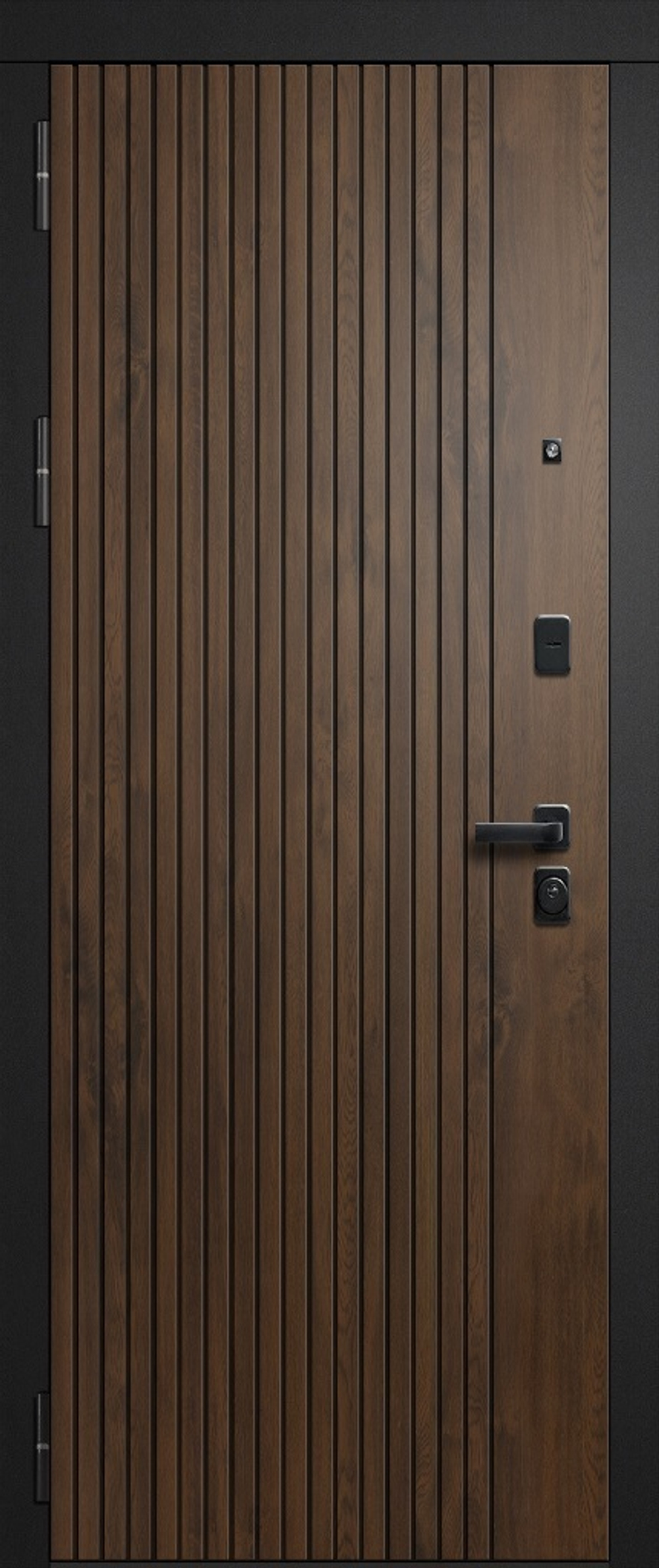 Входная дверь FlyDoors ФОРЕСТ ЗЕРКАЛО Дуб медовый с патиной