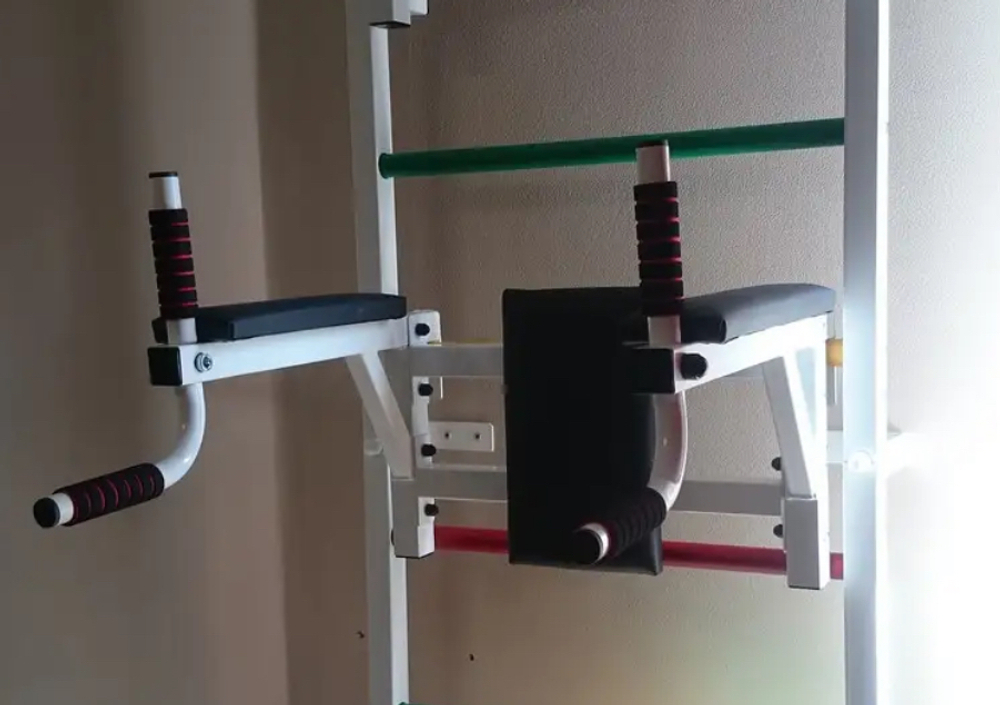 Брусья-пресс белые