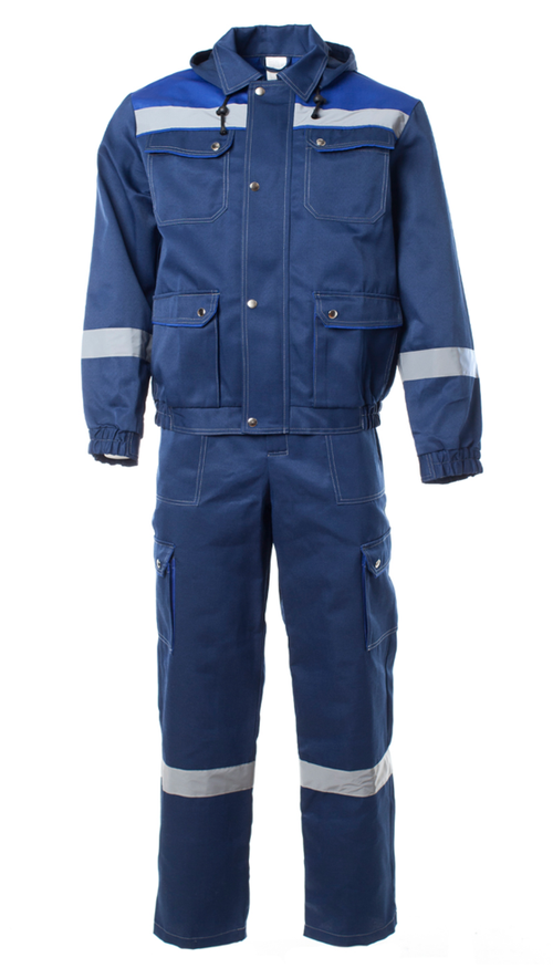 Костюм АНТЕЙ с СОП летний куртка, п/к цв.т.синий/василек (52-54) 104-108, 170-176