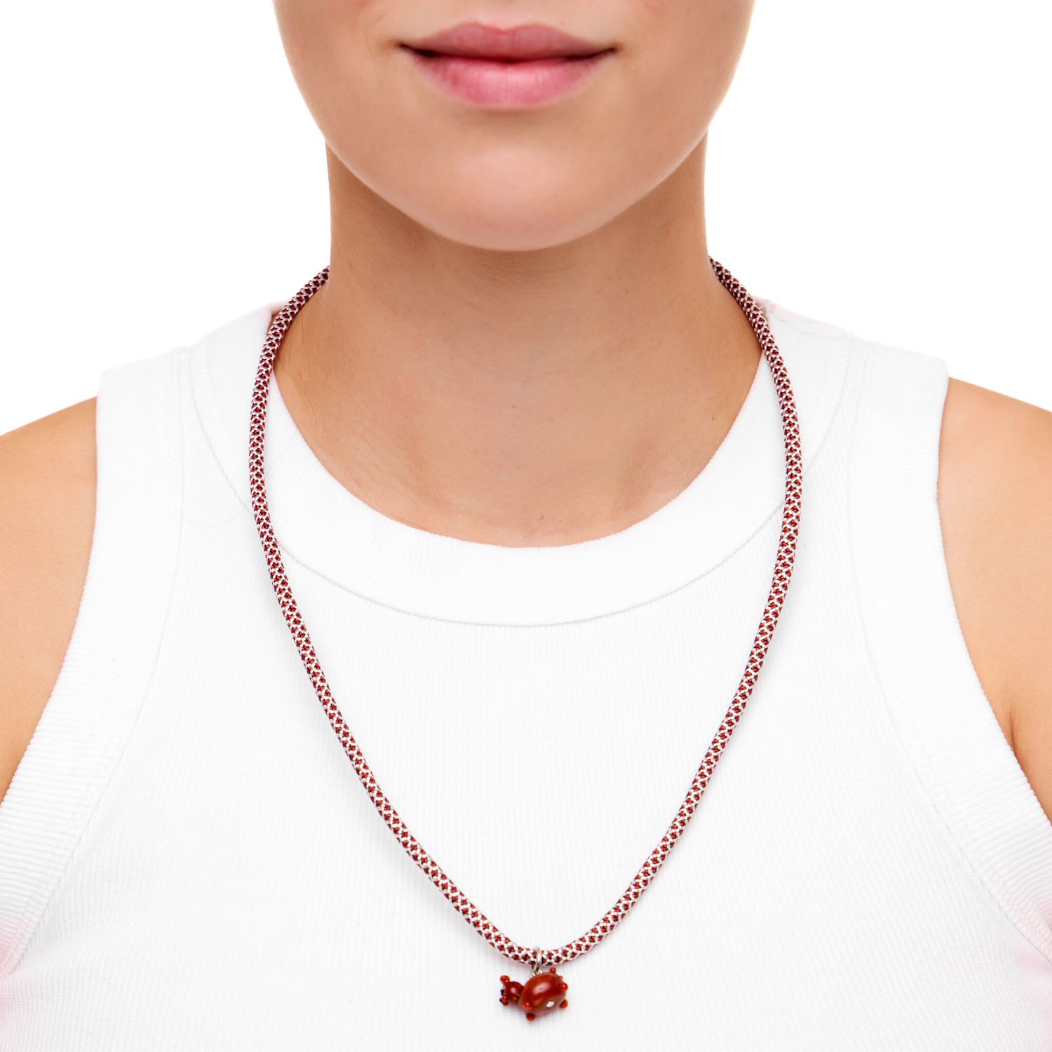 Колье Knitted Kitten Necklace - Chocolate British Cat