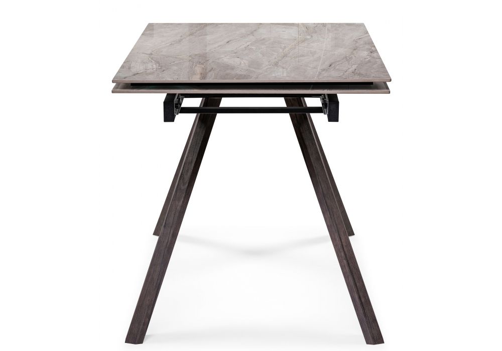 Керамический стол Морсби 140(200)х80х76 statuario cara / дуб монтана