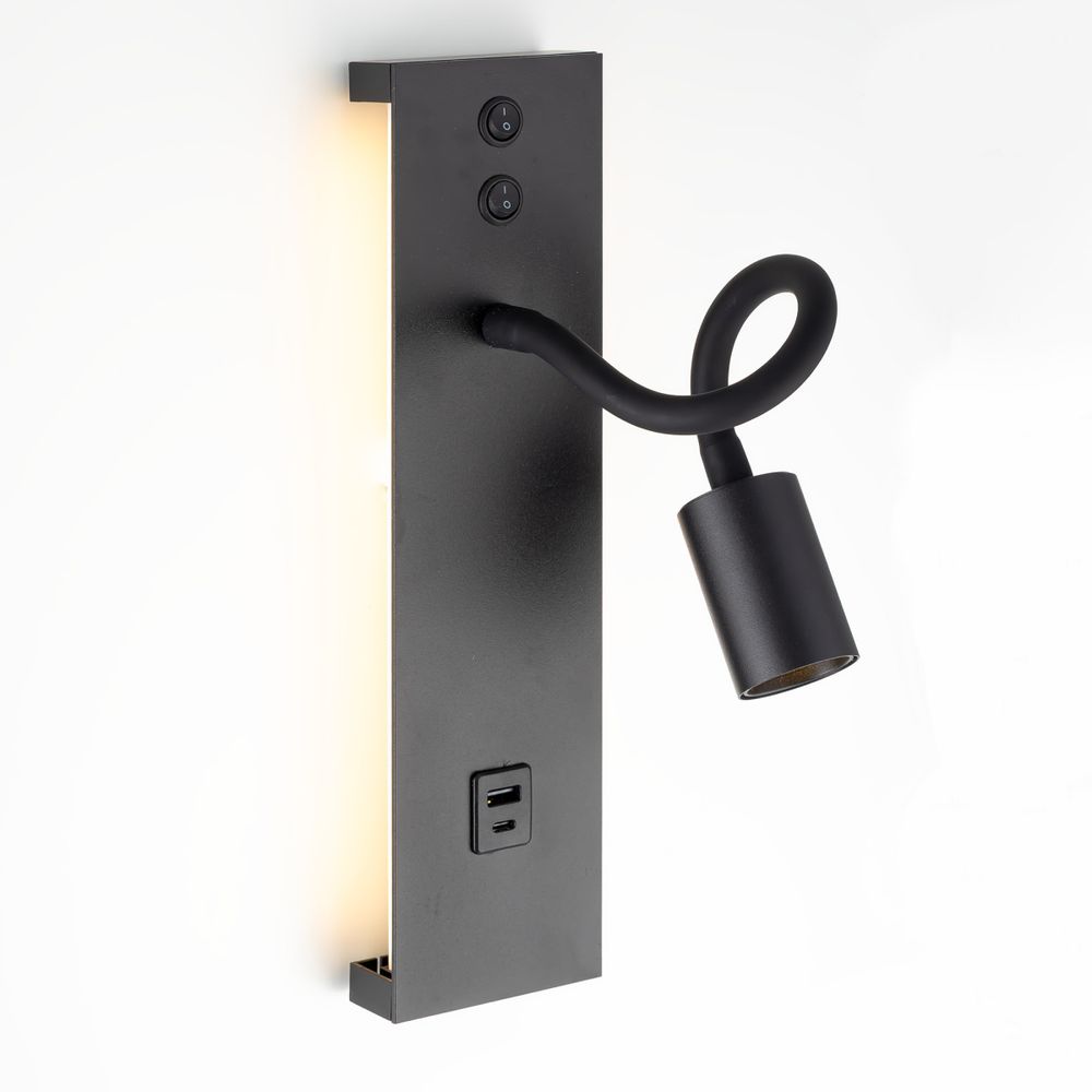 Citilux Декарт CL704471 LED USB Светильник с выключателем Чёрный