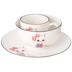 НАБОР ПОСУДЫ LEFARD МОЯ УМНИЦА, 3 ПР.: САЛАТНИК 470МЛ, ТАРЕЛКА 20СМ, КРУЖКА 220МЛ