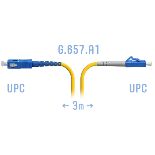Патчкорд оптический  LC/UPC SM G.657.A1 3m