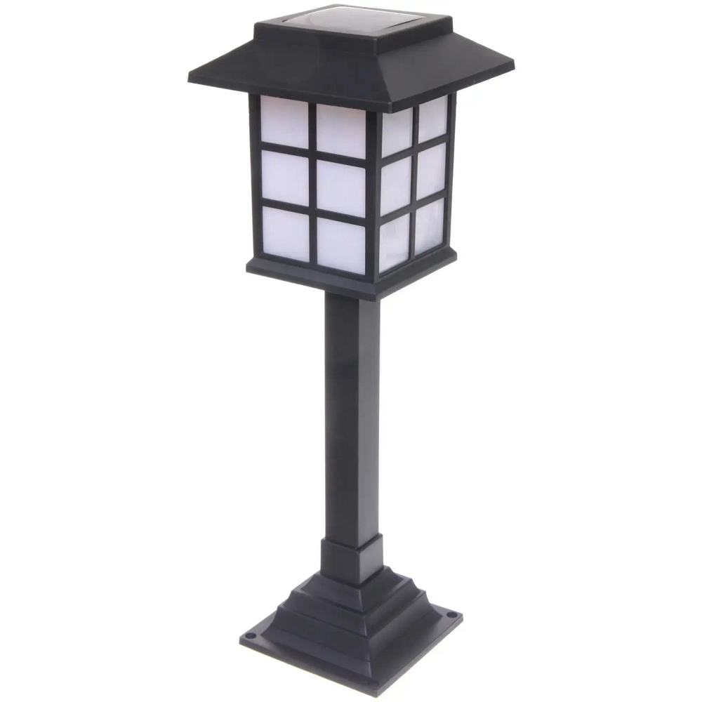 Фонарь садовый «Винтаж» 19,5*13,5 см (h-40 см), на солнечной батарее (свечение теплый белый) 9 LED