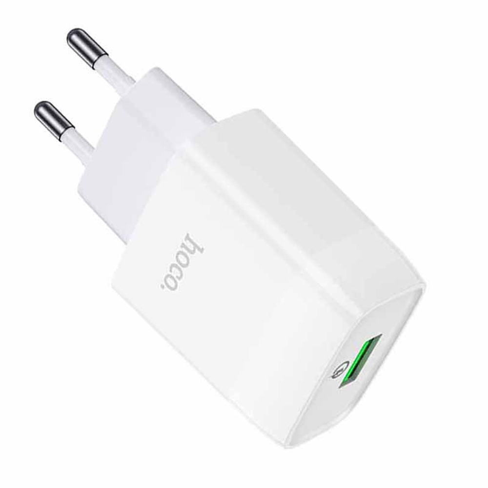 Сетевой адаптер питания HOCO C72Q QC3.0 (белый)
