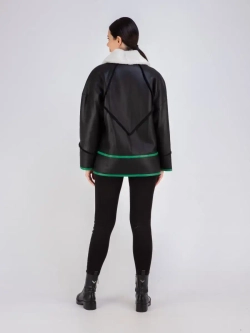 Дубленка женская натуральная оверсайз Турциz