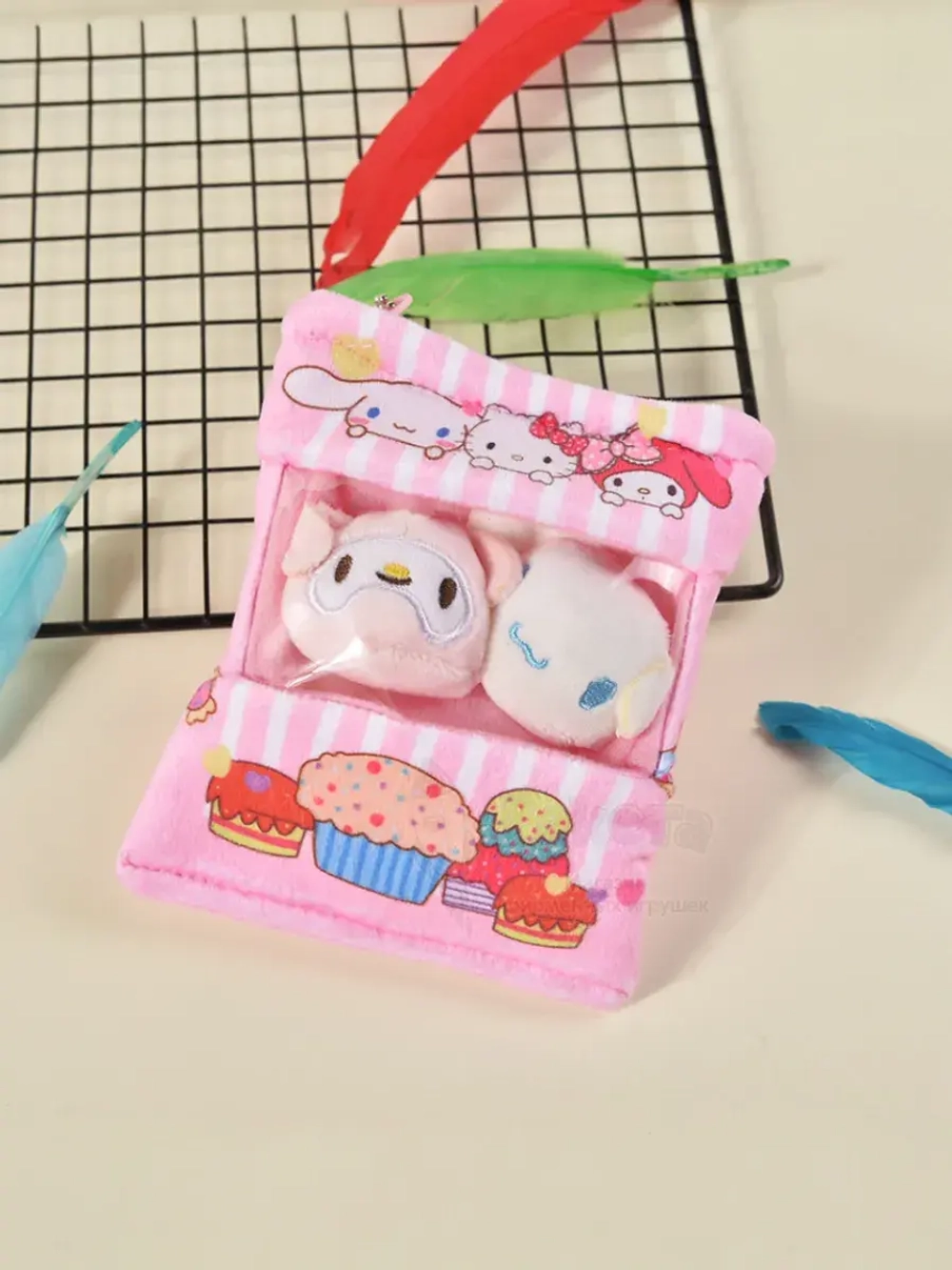 Брелок мягкая игрушка подушка Пудинг Pudding мини