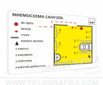 200х300 мм (ПВХ 3 мм) Тактильная мнемосхема ГОСТ, полноцветная