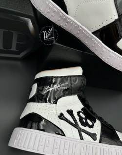 Кроссовки Hi-Top Philipp Plein Notorious Skull