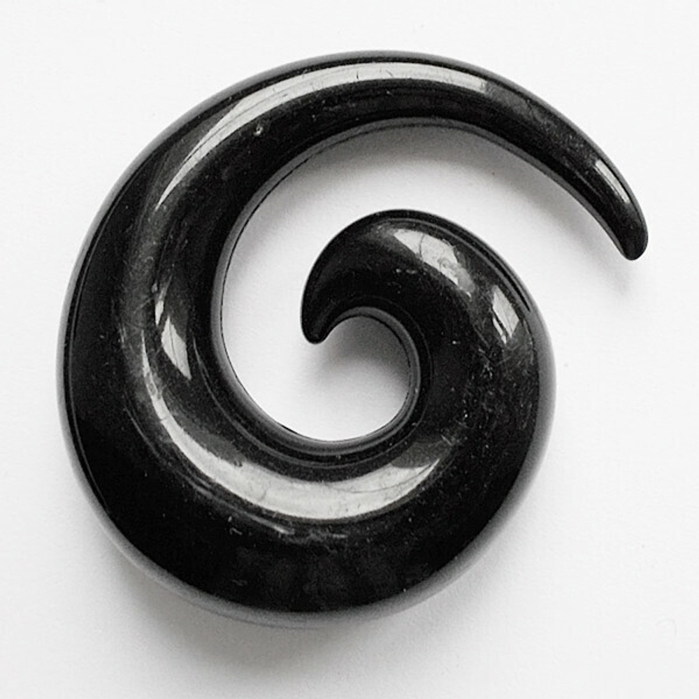 Растяжка расширитель спираль, диаметр 16 мм, для пирсинга ушей. Материал: акрил. 1шт.
