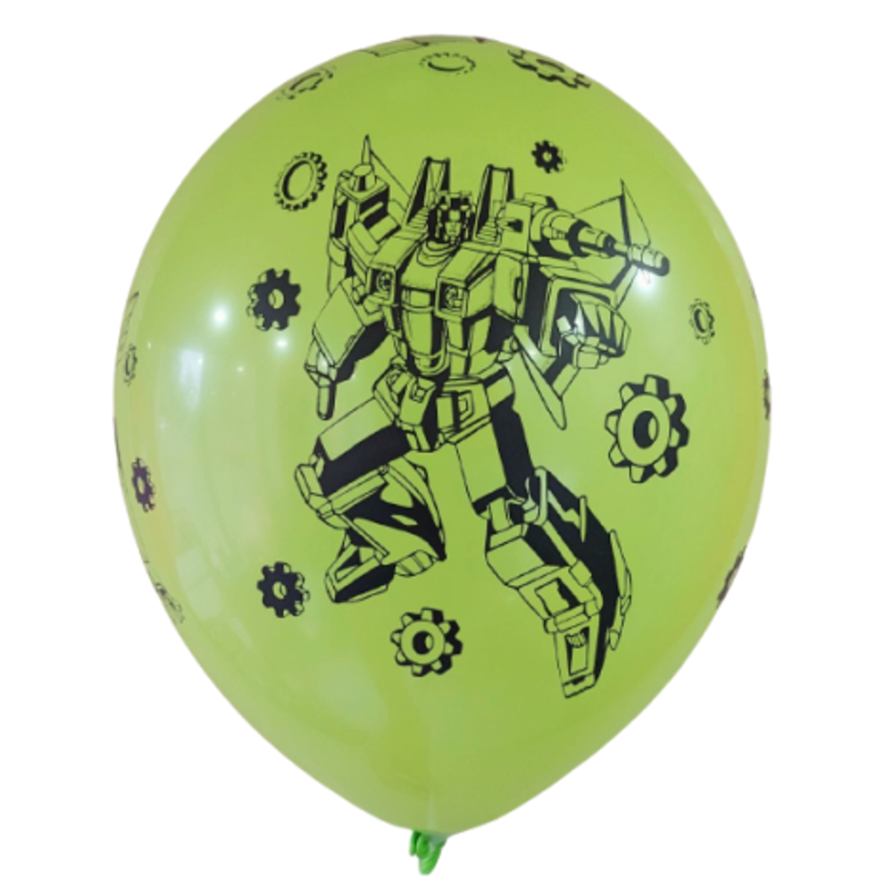 Шар 12" Роботы-трансформеры ассорти ЗБ 10 шт