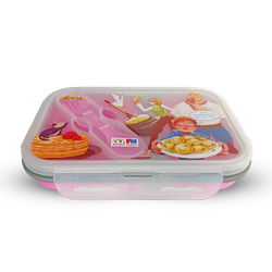 Ланч-бокс складной «Детективное агентство ХРУМ» (двухсекционный)